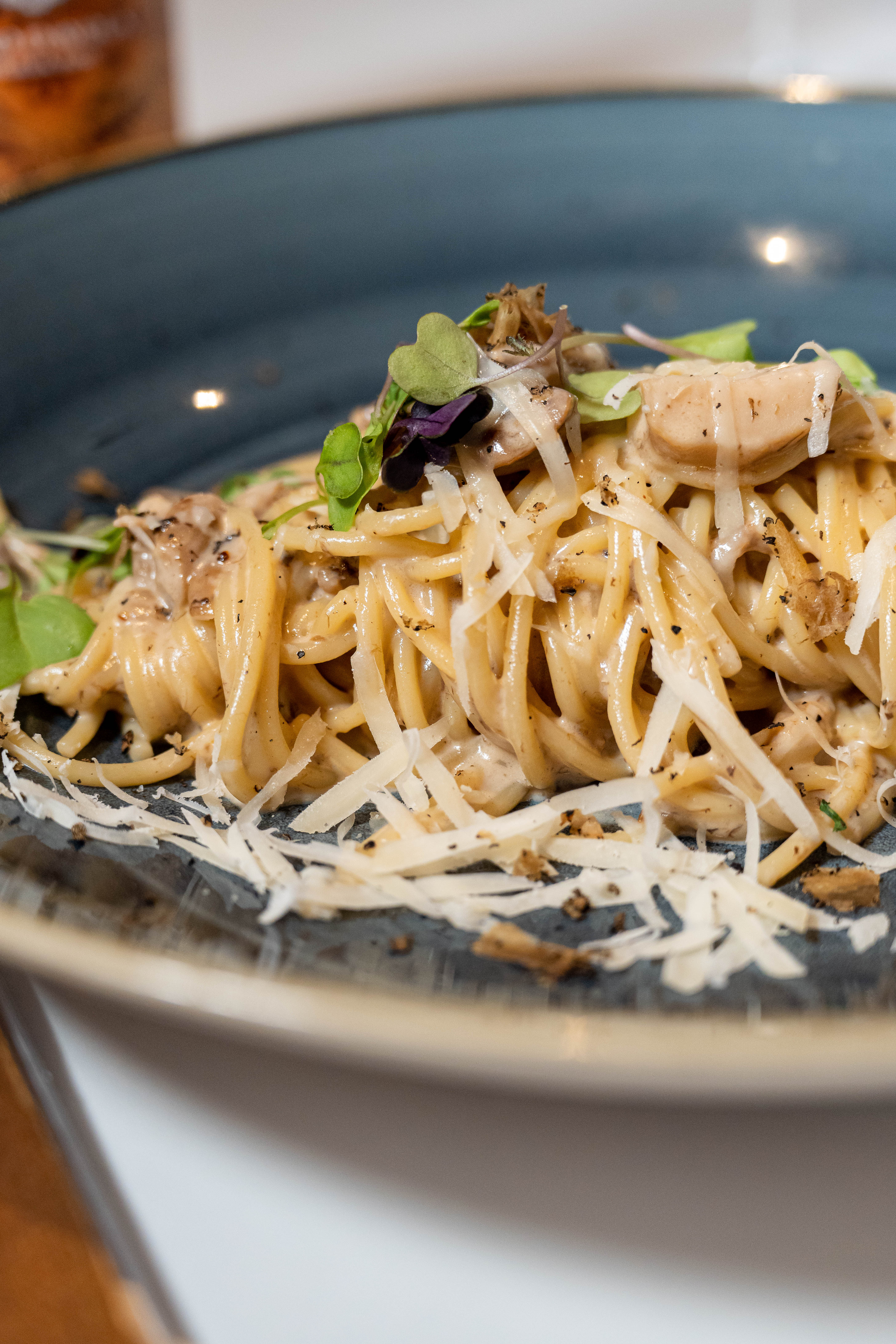 Espaguetti Tartufo e Funghi